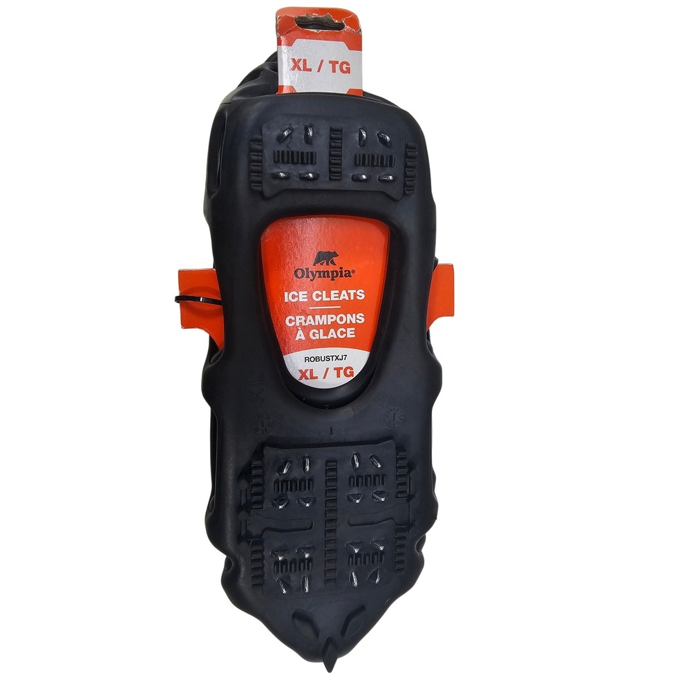 Olympia Ice Cleats Crampons A Glace‎ RobustXJ7 Black XL TG